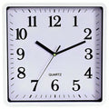 Carven Wall Clock Square 250mm White Frame