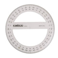 Celco 360 Degree Protractor 15cm Clear Plastic