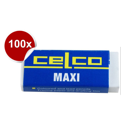 Celco Maxi Erasers Box of 100