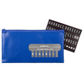 Celco Name Pencil Case Blue Medium 1 Zip 338 x 174mm