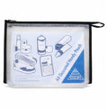 Colby A4 Gusseted Handy Pouch with Black Zip