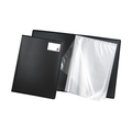 Colby Art 244A3 Display Book Fabric Edged A3 20 Pocket Black