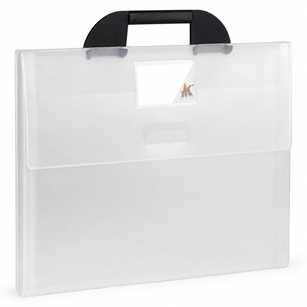 Colby Art A4 Gusseted Art Carry Satchel Clear