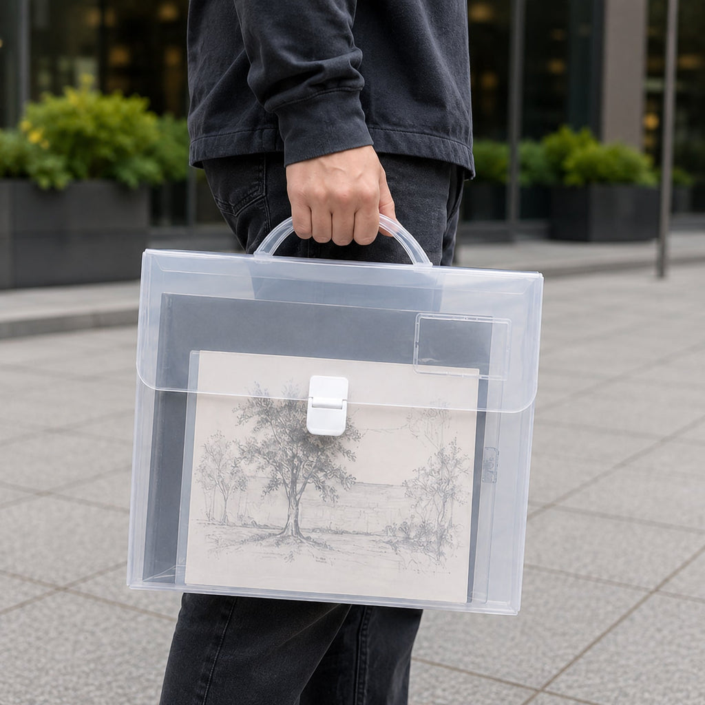 Colby Art A4 Maxi Art Carry Case Clear