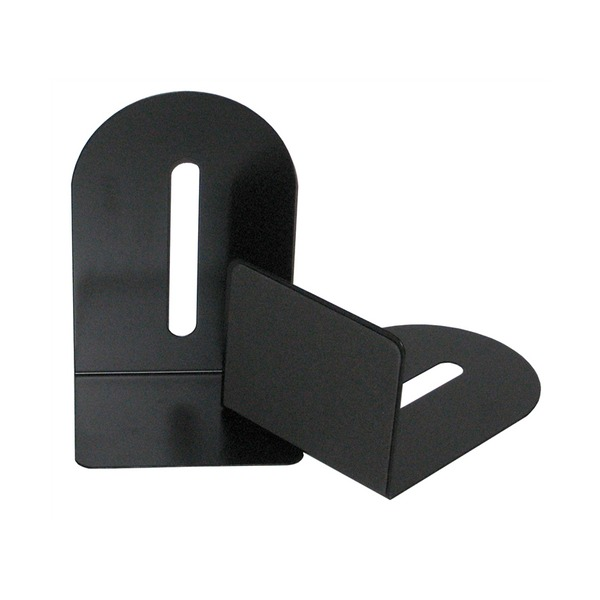Colby KW-221 Metal Bookend L-Shape 225mm High Black
