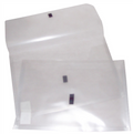 Colby POP Polywally Wallet Foolscap Clear Hook and Loop Pack 12