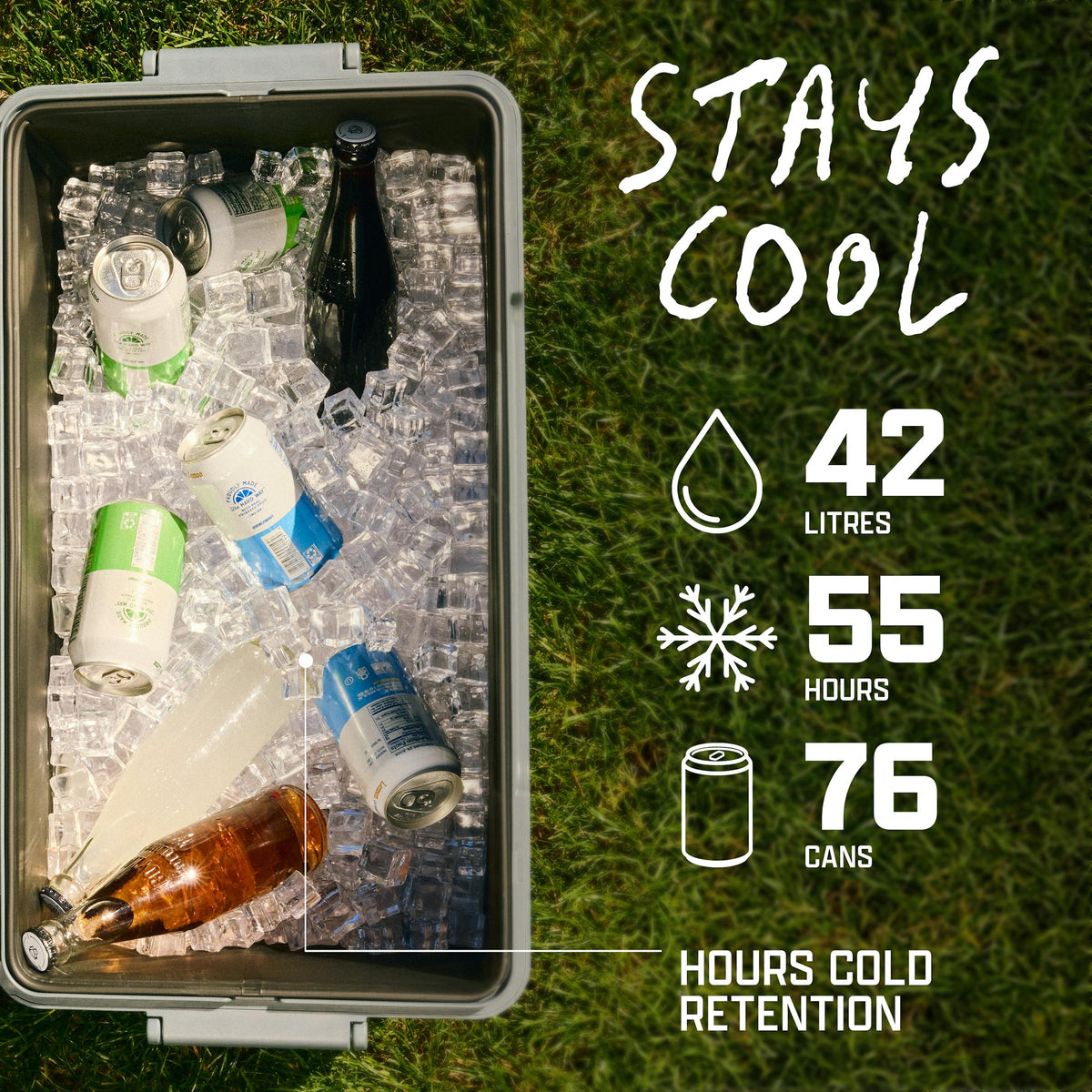 Coleman Snap 'N Go 42L Collapsible Cooler Sapphire