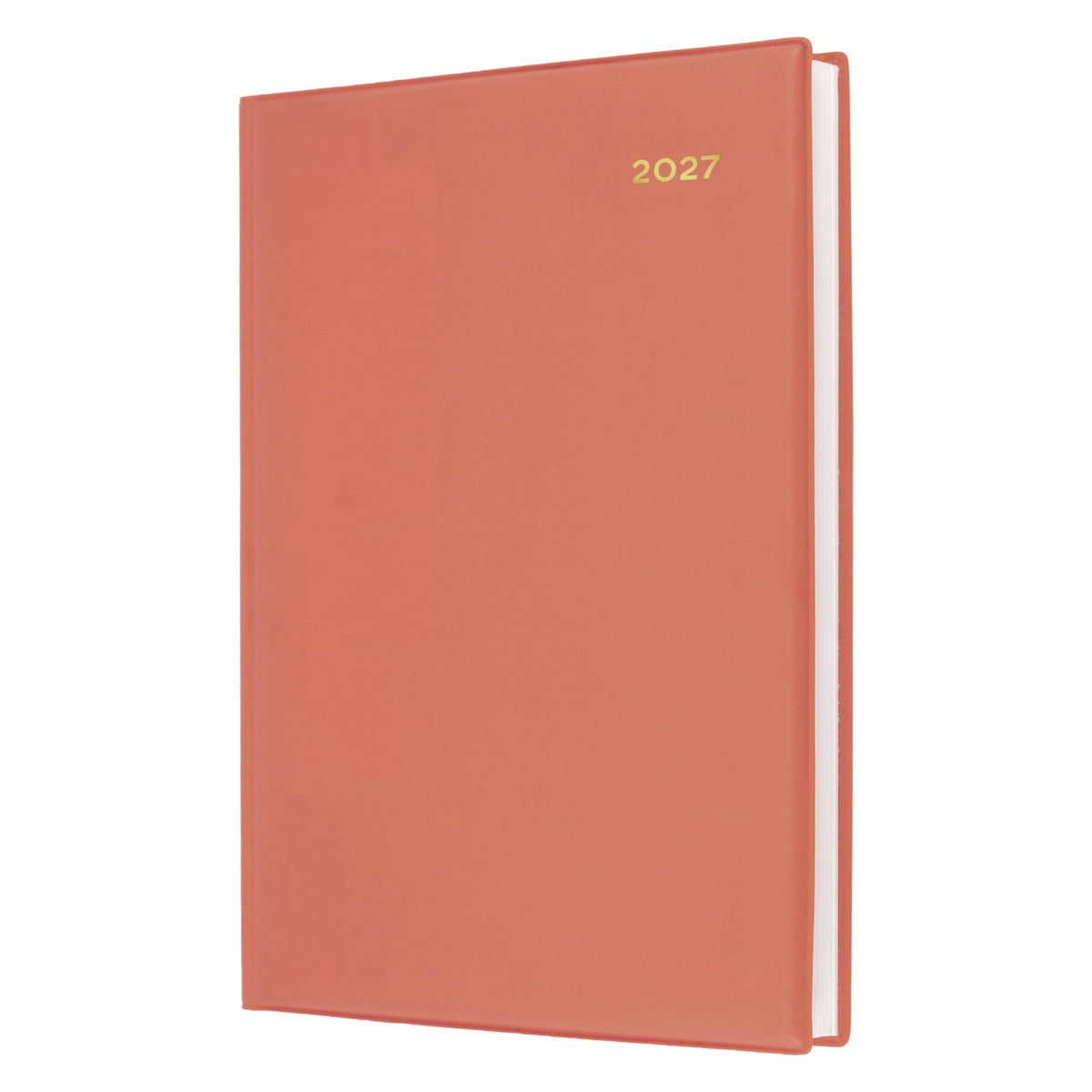 Collins Belmont Colours Diary 2027 A5 Day to a Page Orange