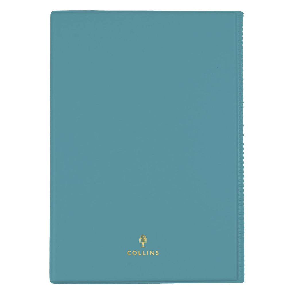 Collins Belmont Colours Diary 2027 A5 Day to a Page Teal