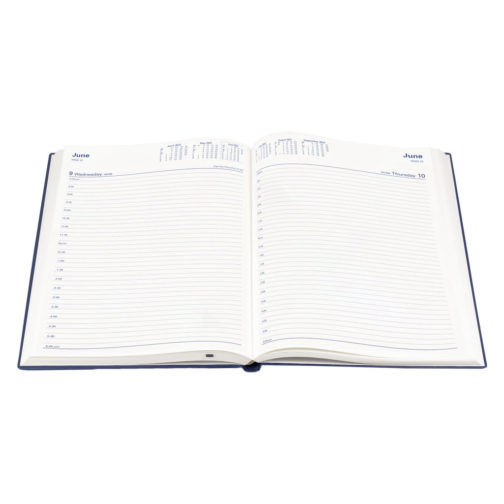 Collins Belmont Diary 2027 A4 Day to a Page Black