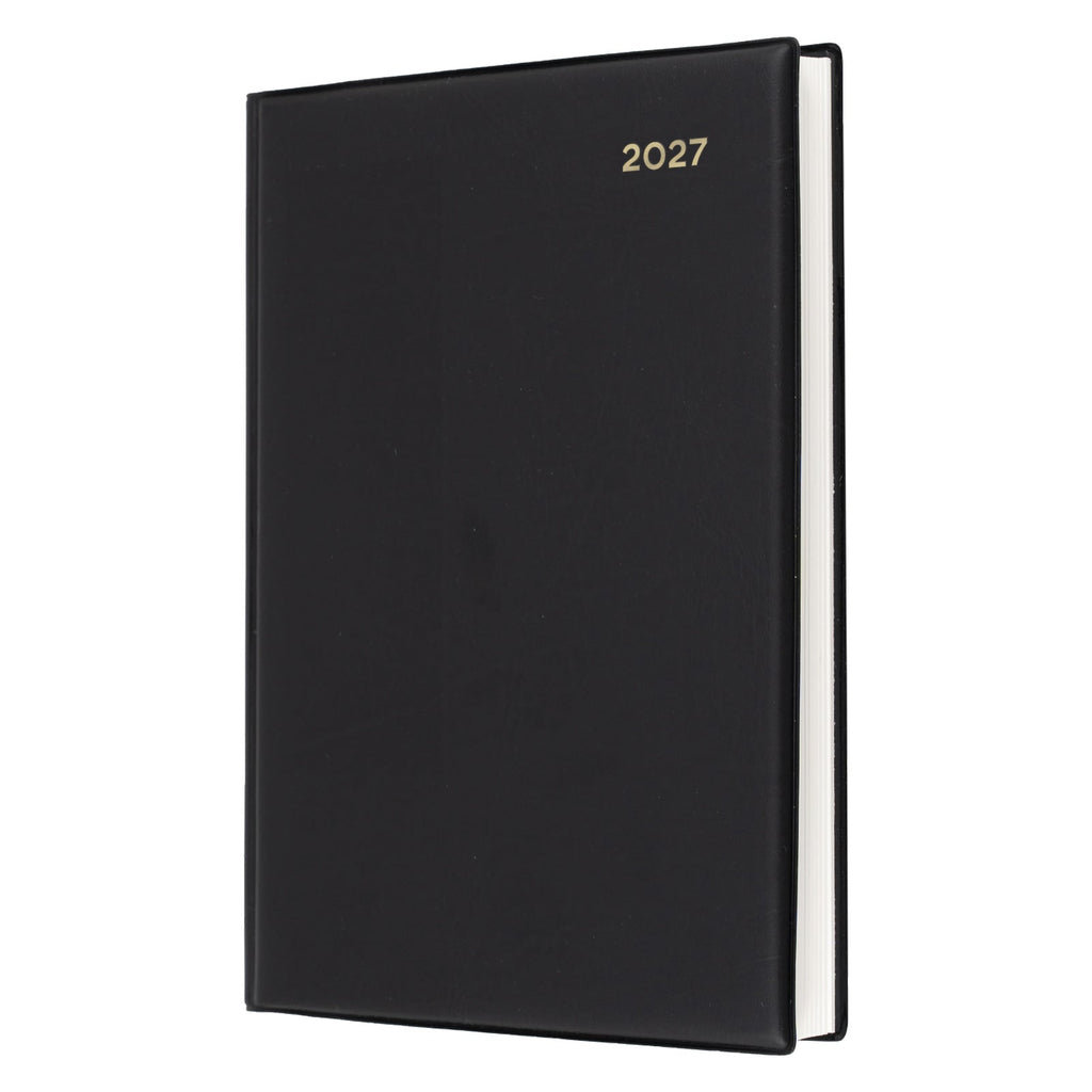 Collins Belmont Diary 2027 A5 Day to a Page Black