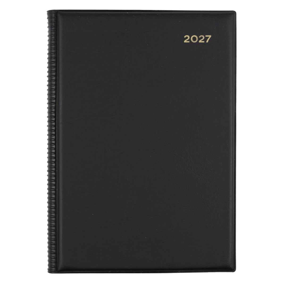 Collins Belmont Diary 2027 A5 Day to a Page Black