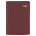 Collins Belmont Pocket Diary 2027 A7 Day to a Page Burgundy