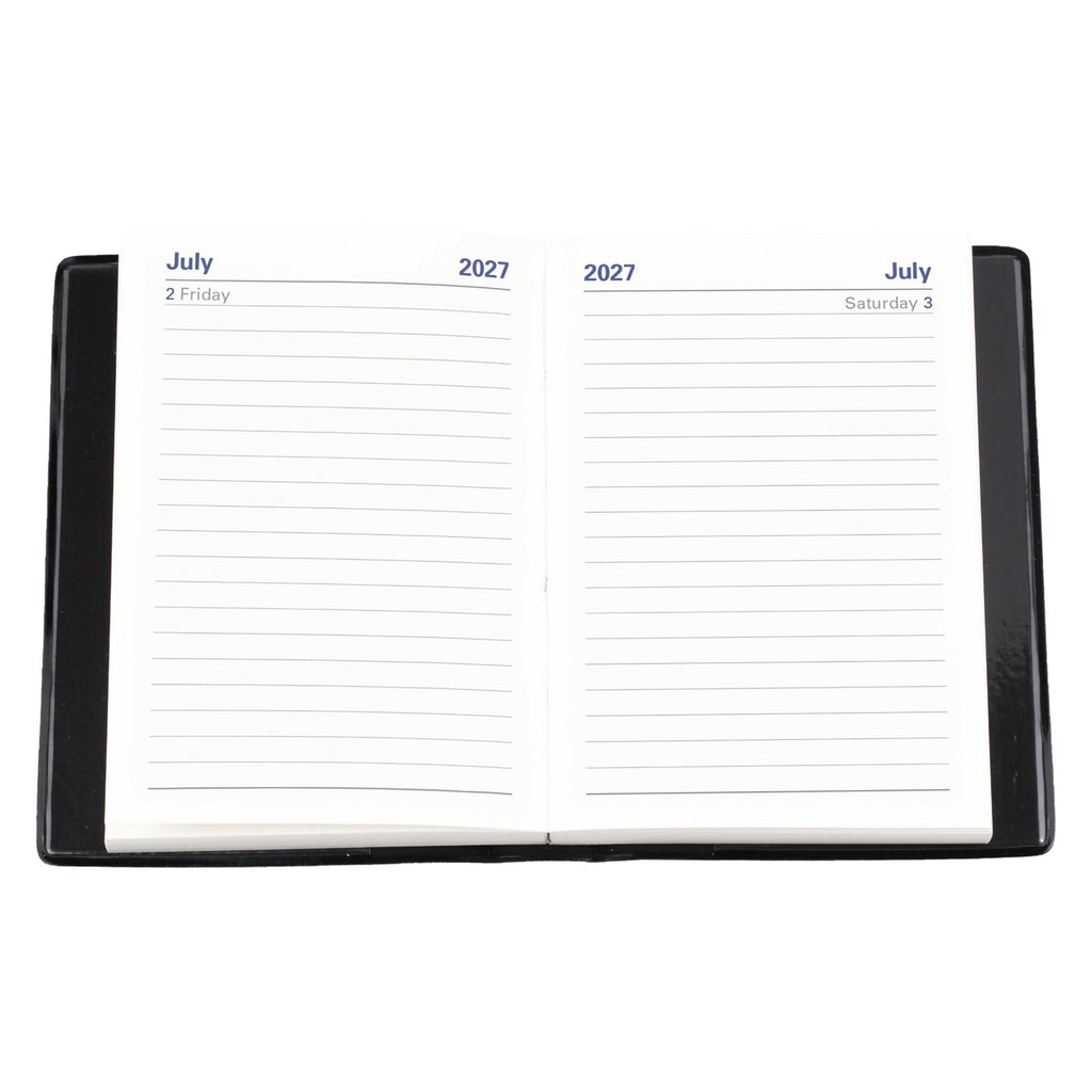 Collins Belmont Pocket Diary 2027 A7 Day to a Page Burgundy