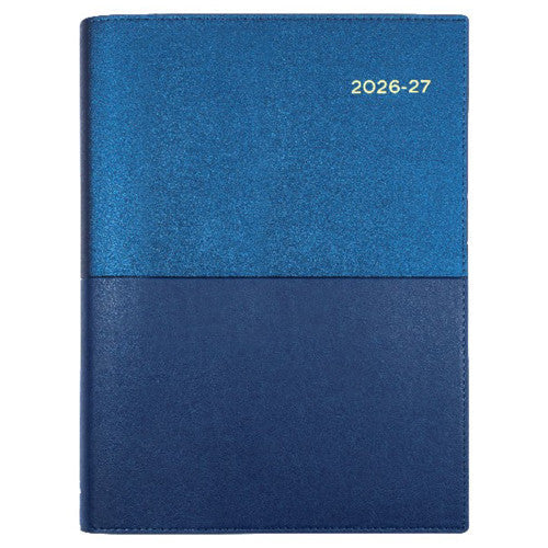 Collins Vanessa Financial Year Diary 2026-2027 A4 One Day To A Page Blue