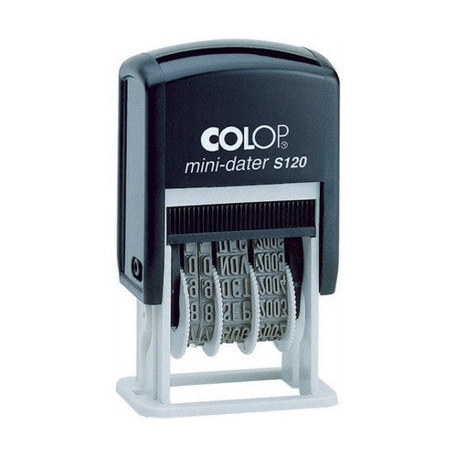 Colop S120/B Mini Dater Self-Inking Stamp 4mm Black