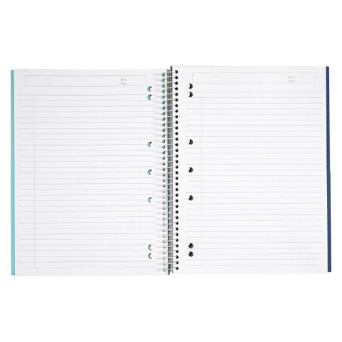 ColourHide 5 Subject Book A4 250 Pages Teal Green Pack of 5
