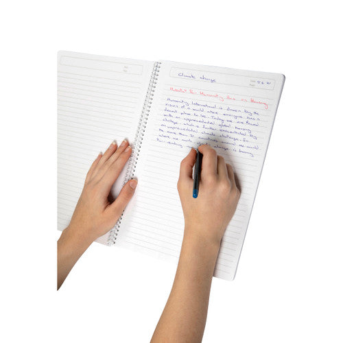 ColourHide Notebook A4 120 Pages Blue Pack of 10