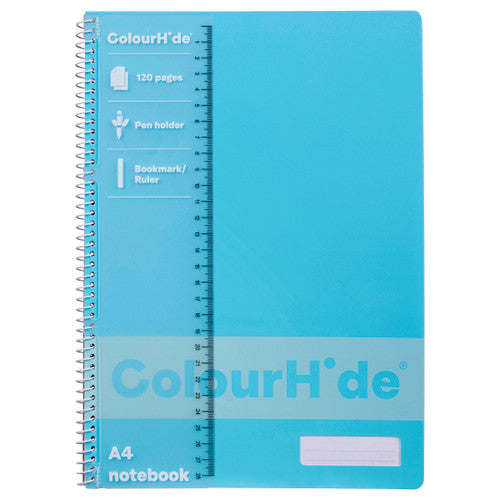 ColourHide Notebook A4 120 Pages Sky Blue Pack of 10