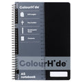 ColourHide Notebook A5 200 Pages Black