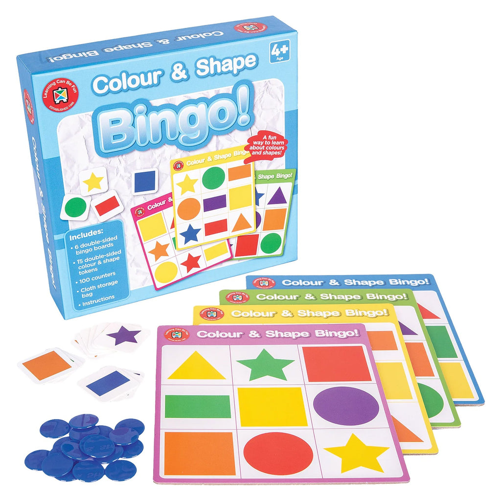 Colour and Shape Bingo