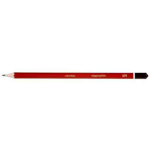 Columbia Copperplate Lead Pencils Hexagonal 6H Box of 20