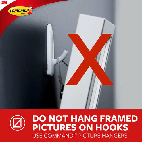 Command Basic Hook Large White (1.8kg)