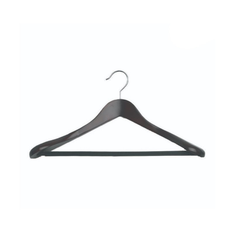 Compass Black Wood Suit Hanger Shoulder Ends 60mm Pack of 50