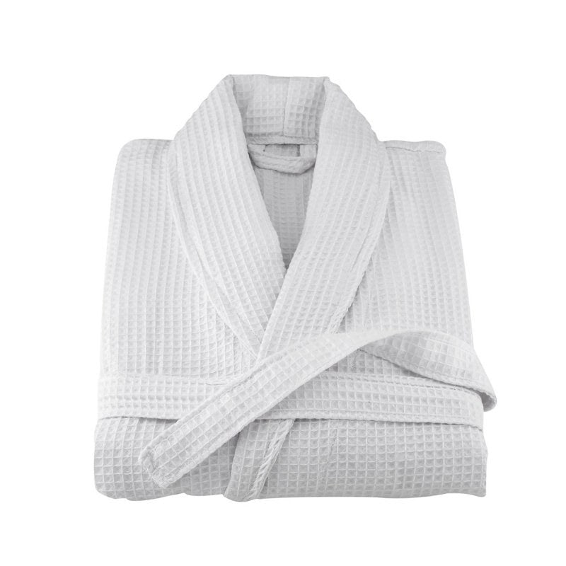 Compass Cotton Waffle Bathrobe White Pack of 10