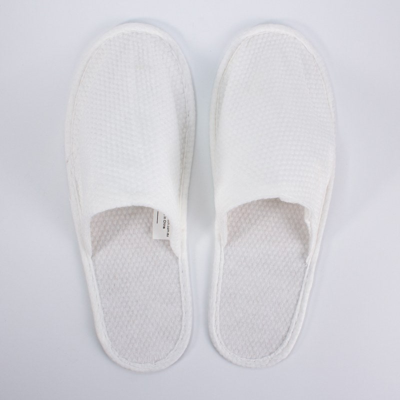 Compass Eco Slippers Closed Toe in Bio Bag White