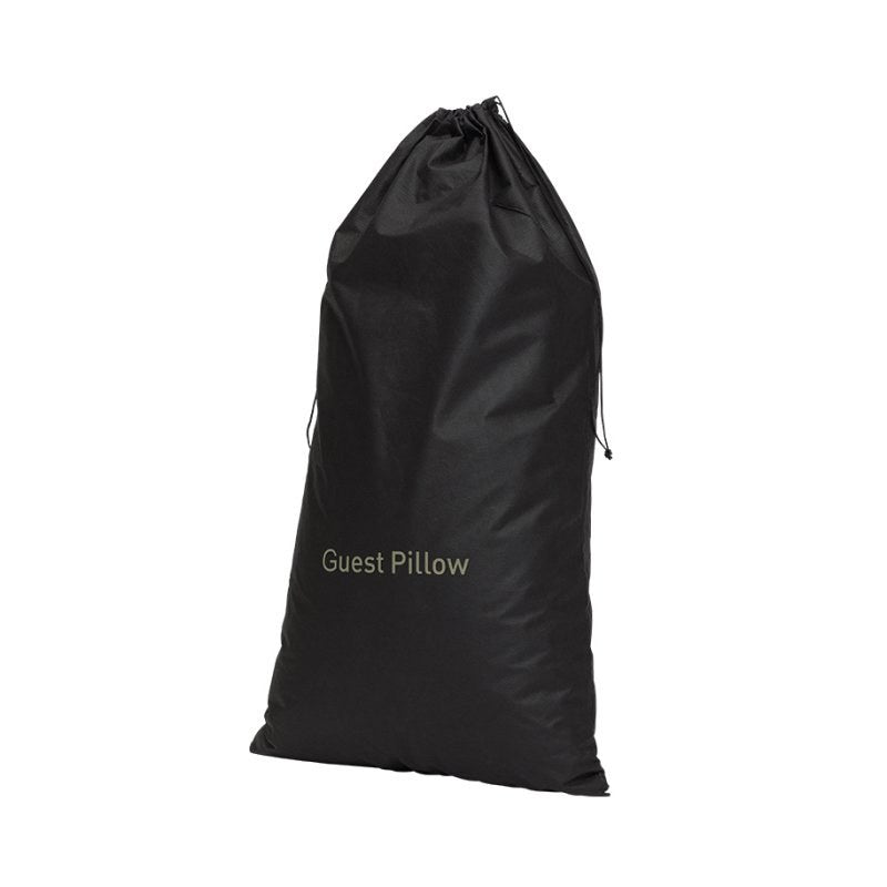 Compass Non-Woven Guest Pillow Bag Black Pack of 50