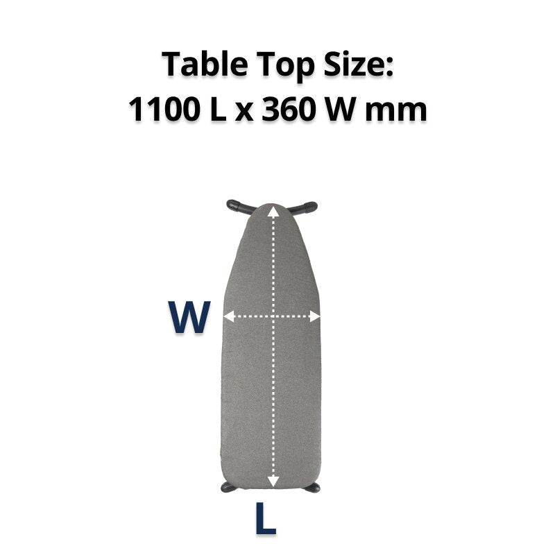 Compass Hotel Size Ironing Board Black