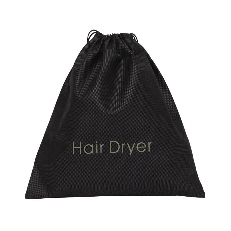 Compass Non-Woven Hair Dryer Bag Black Pack of 50