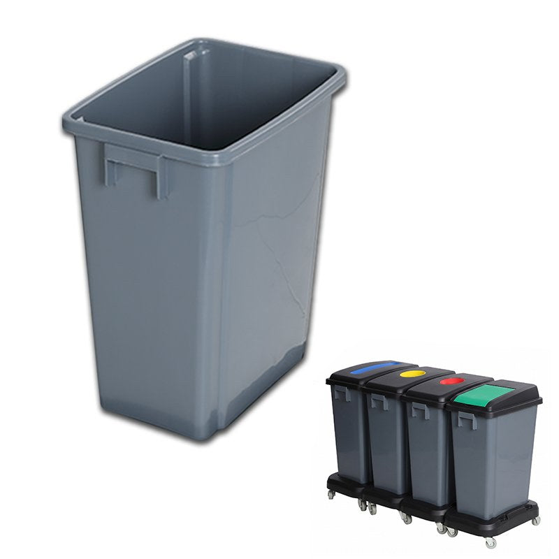 Compass Recycling Bin 60L Grey (Minimum Order 3 Units)