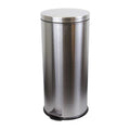 Compass Round Pedal Bin Stainless Steel 30L