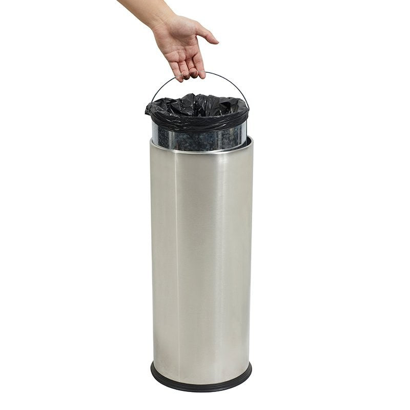 Compass Stainless Steel Tidy Bin 28L Open Top