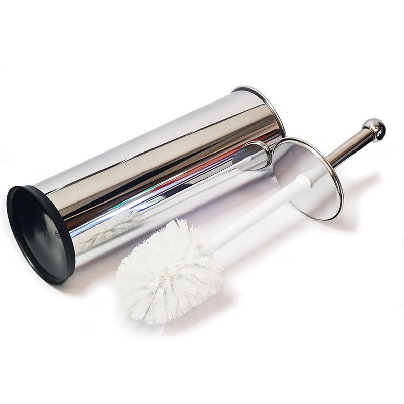 Compass Stainless Steel Toilet Brush with Caddy