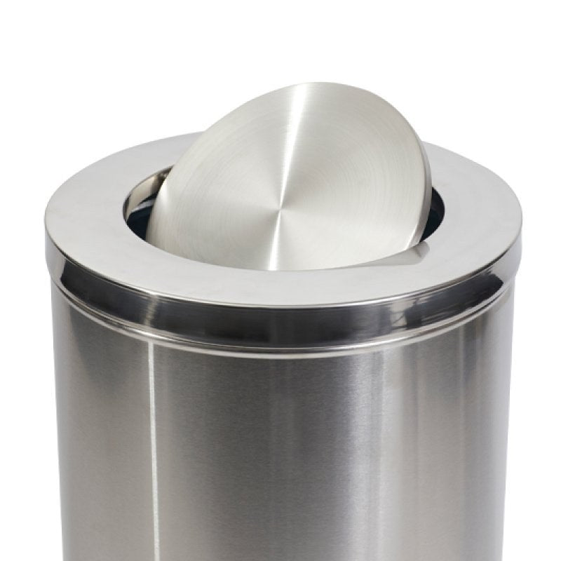 Compass Swing Top Bin Stainless Steel 62L