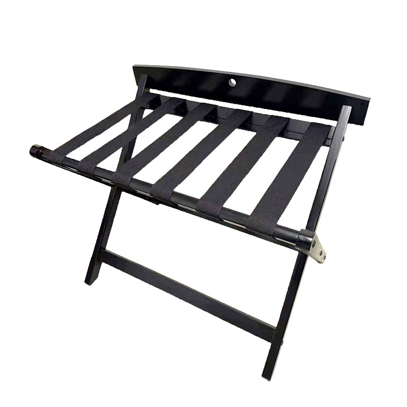 Compass Wooden Luggage Rack Black Pack of 2