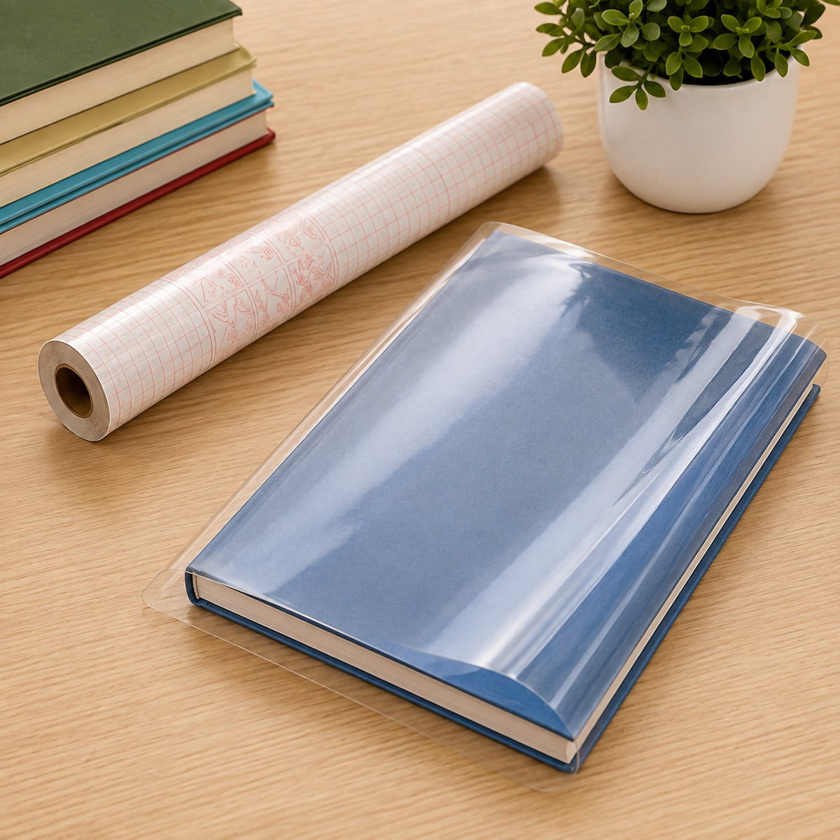 ConTact Premium 80 Mic Book Covering Film 330mm x 15m Clear Gloss Carton 6