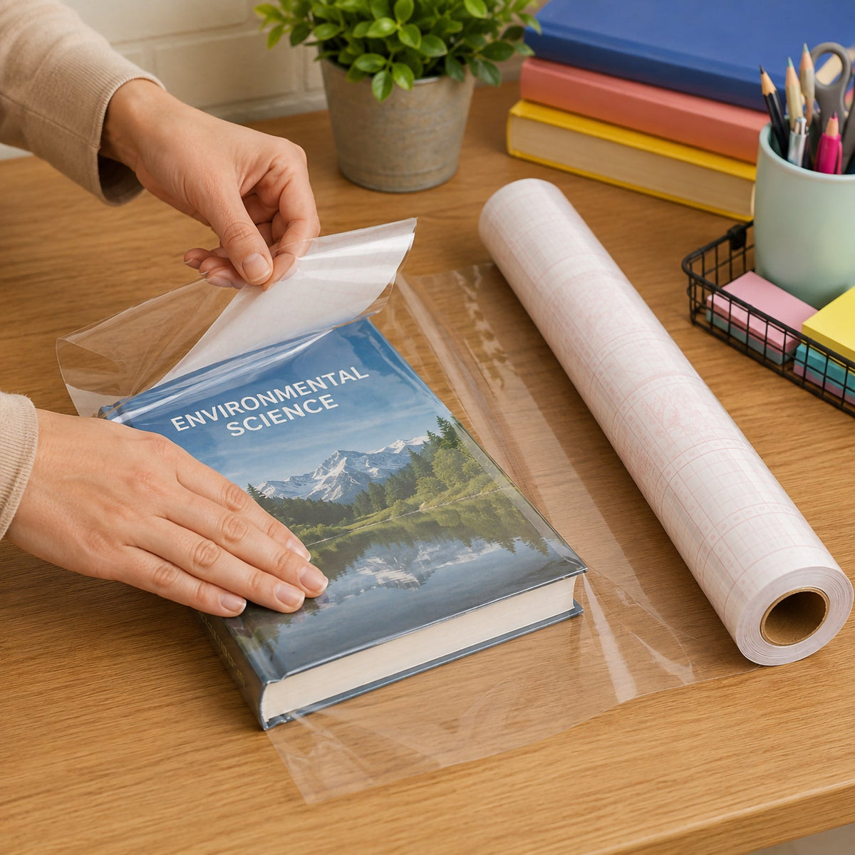 ConTact Premium 80 Mic Book Covering Film 375mm x 15m Clear Gloss Carton 6