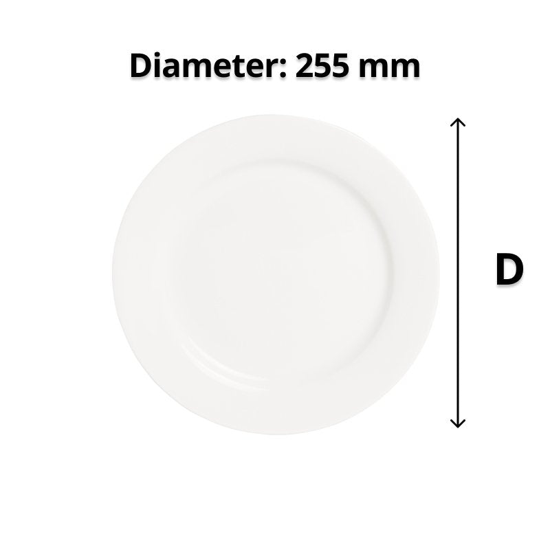 Connoisseur A-La-Carte Dinner Plate 255mm Pack of 6