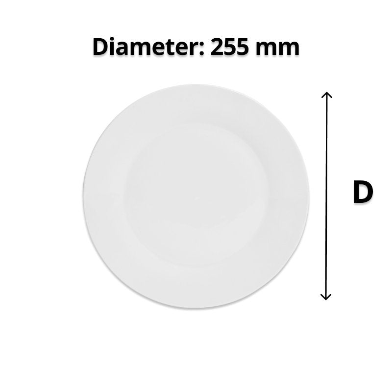 Connoisseur Basics Dinner Plate 255mm Pack of 24