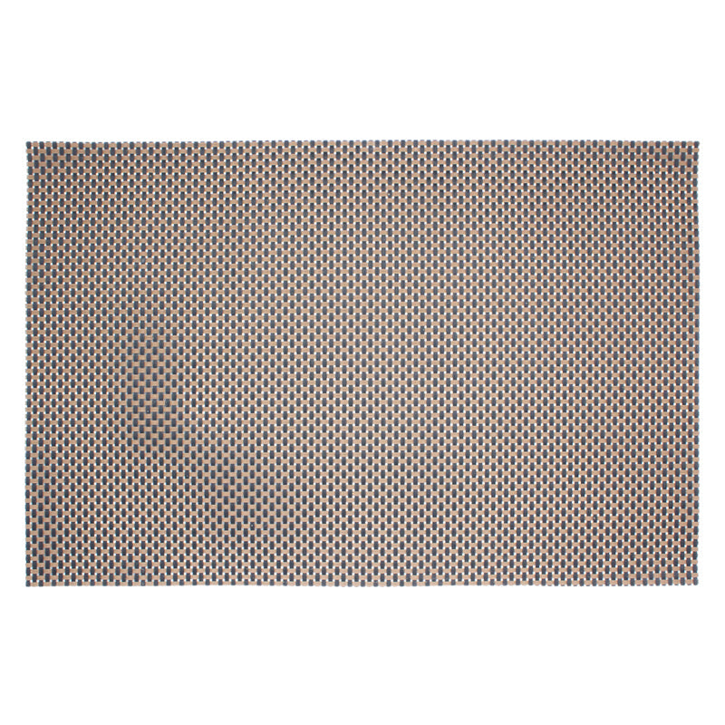 Connoisseur Brown and Black Woven PVC Placemat Box of 12