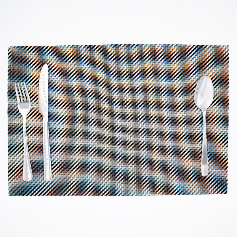 Connoisseur Metallic Woven PVC Placemat Box of 12