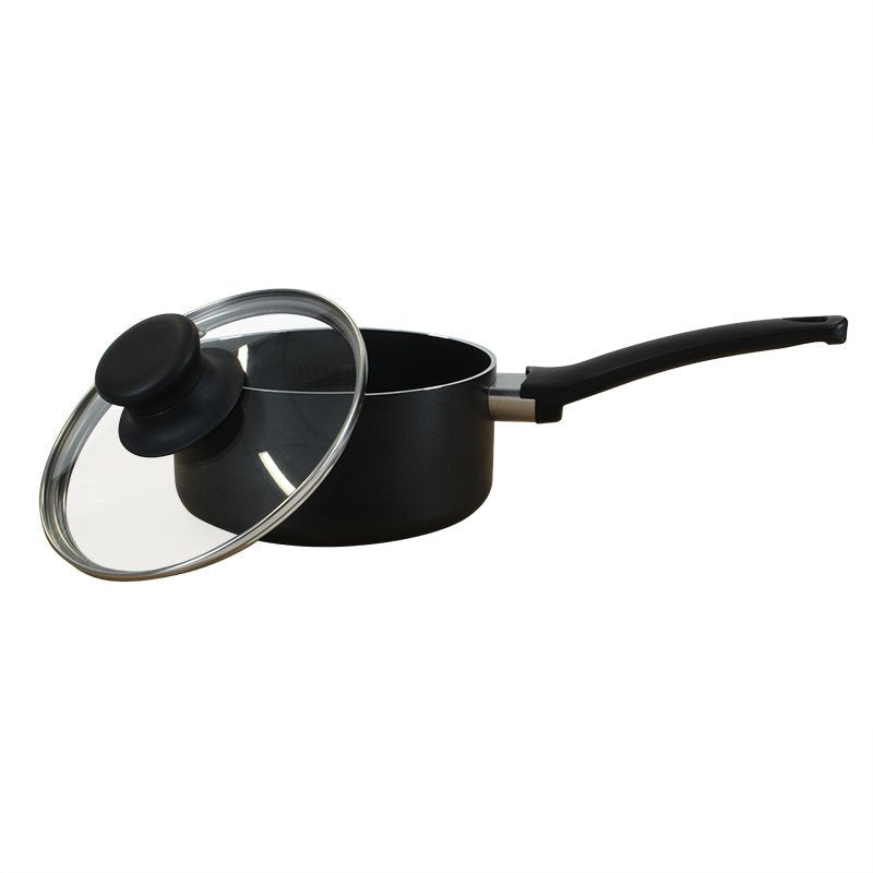 Connoisseur Non-Stick Saucepan 16cm 1.3L with Glass Lid
