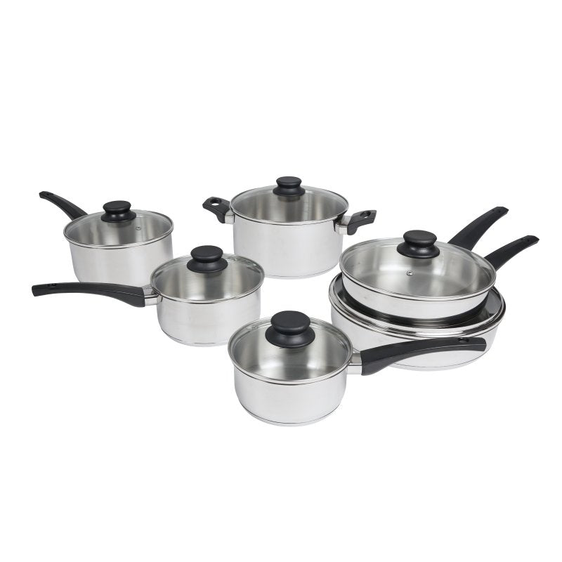 Connoisseur Stainless Steel Frypan 24cm with Glass Lid