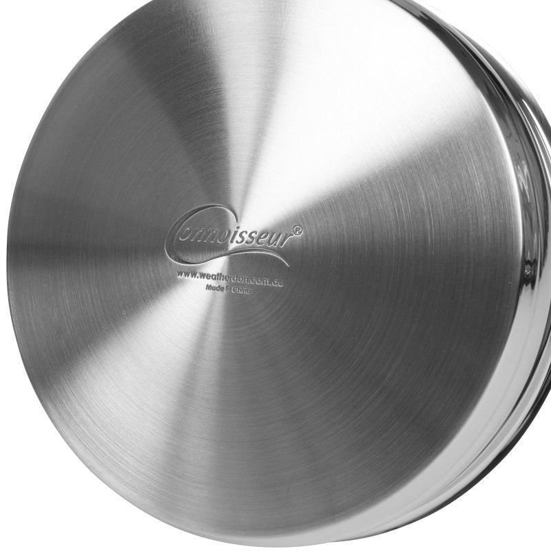 Connoisseur Stainless Steel Stockpot 24cm 5L with Glass Lid