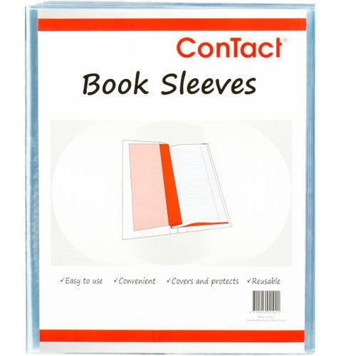 Contact Book Sleeves 9 x 7 Inch Clear Pack of 5