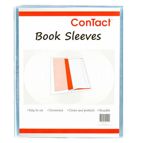 Contact Book Sleeves 9 x 7 Inch Clear Pack of 5